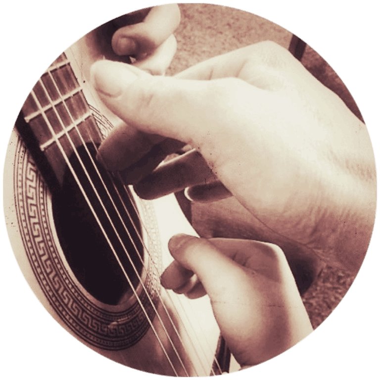 gra na gitarze